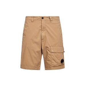 Cp Company Men Beige 50 Fili Stretch Cargo Bermuda Shorts